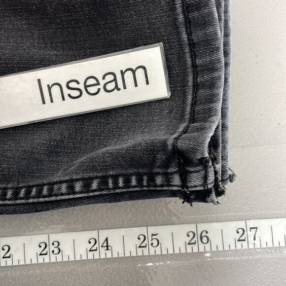 Free People Jeans Skinny Faded Denim Dark Gray Size 28 - Picture 11 of 11